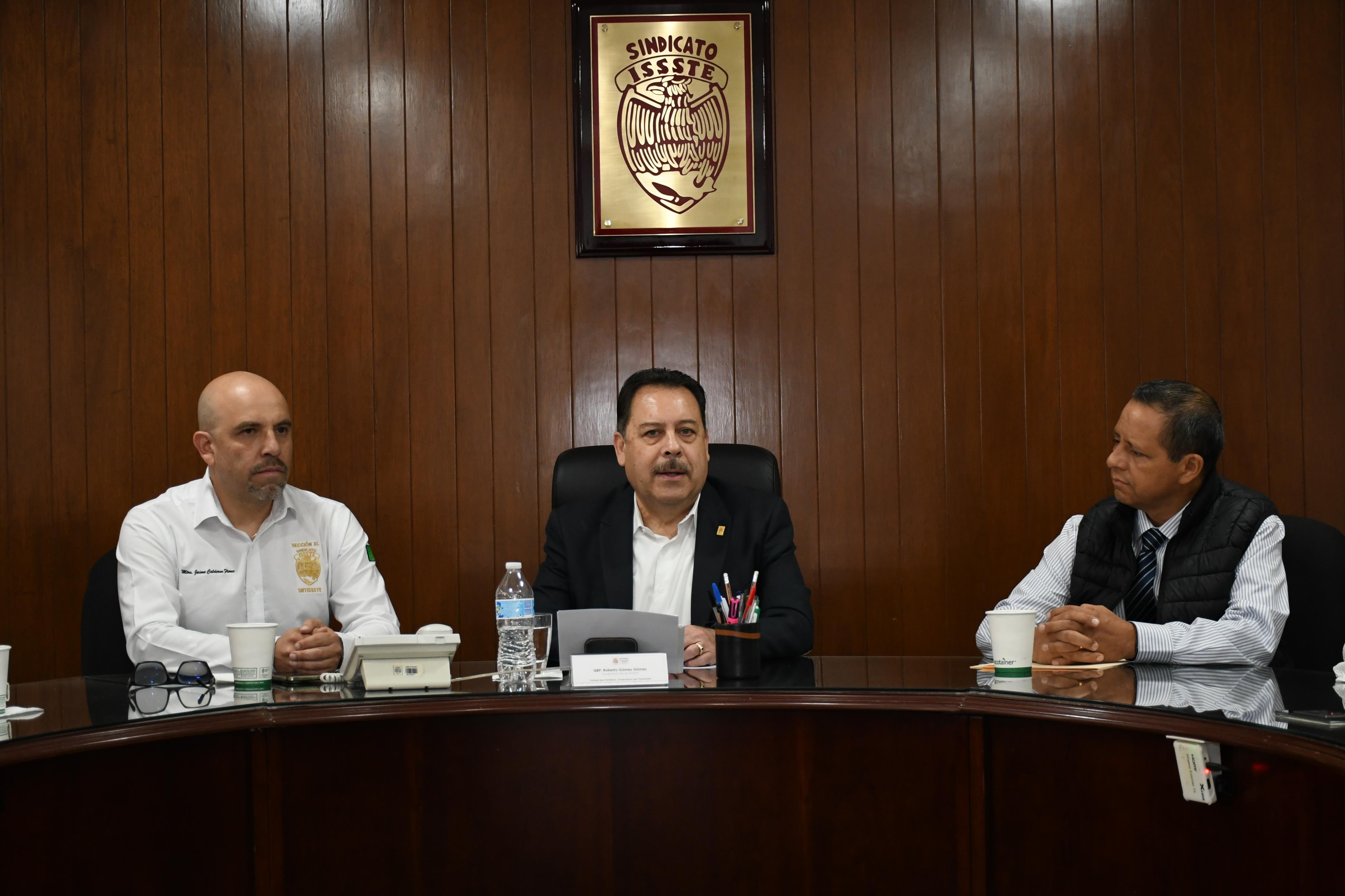 Visita compañeros de la Sección XXIX, San Luis Potosí